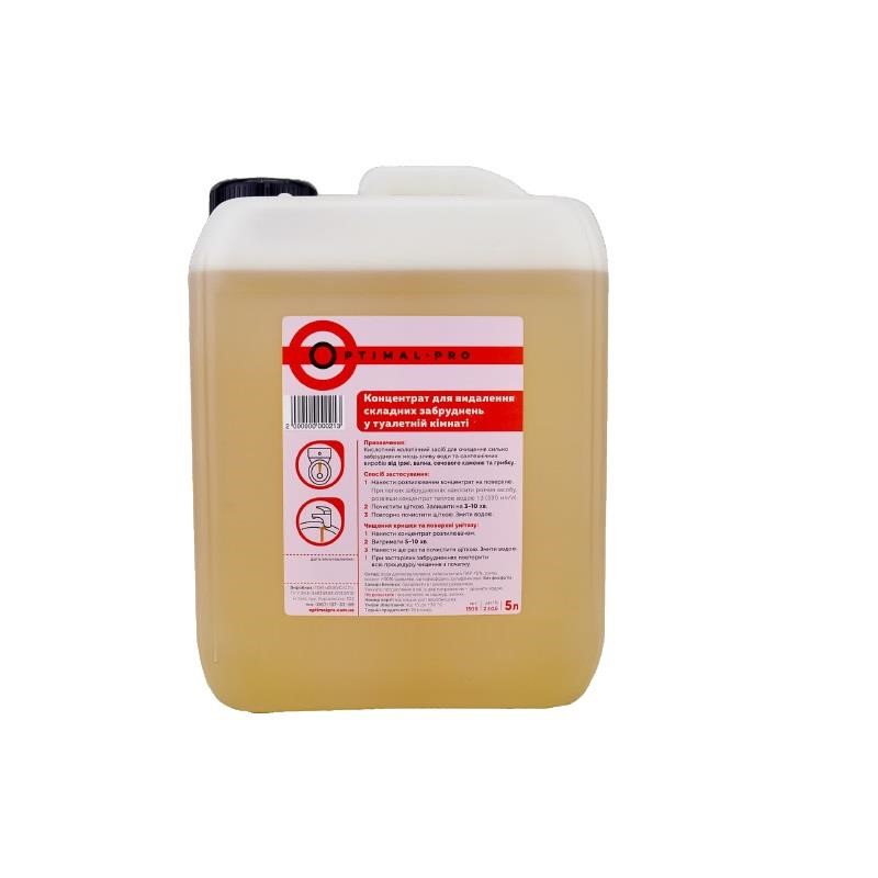 OPTIMAL Концентрат для видалення складних забруднень в туалетній кімнаті, 5л